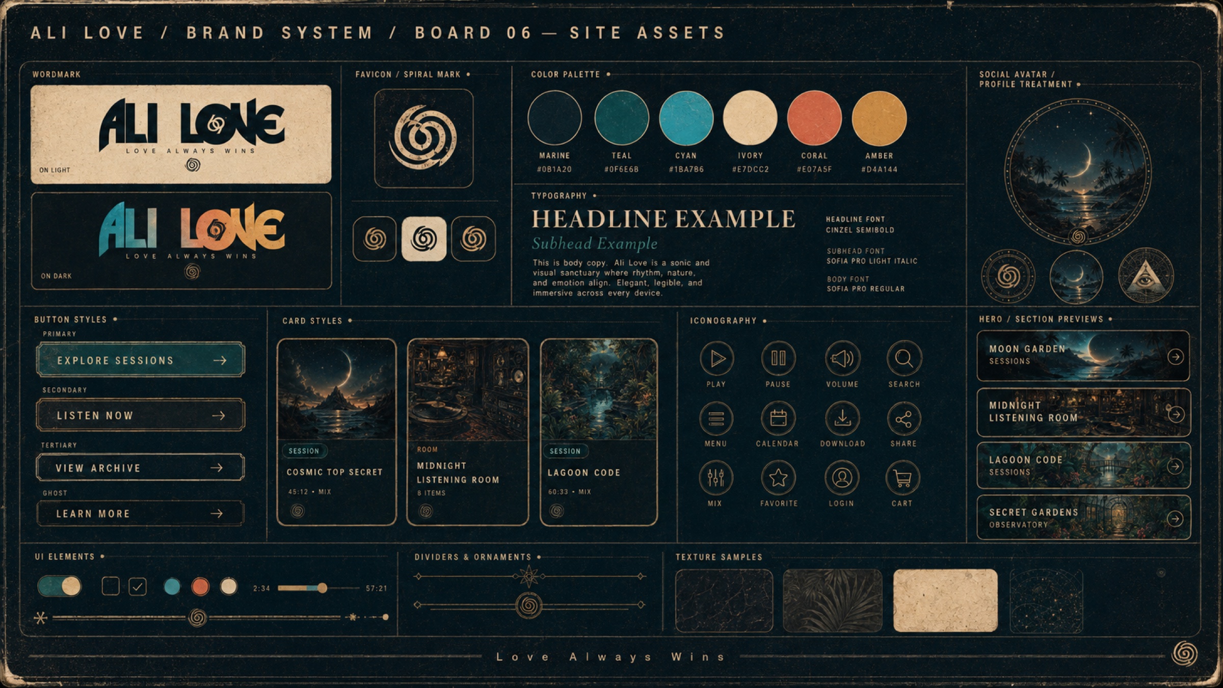 Ali Love — Site